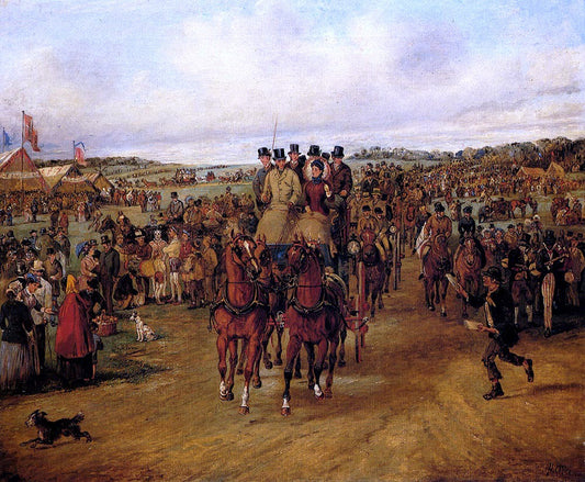 Henry Alken Going To The Derby - Canvas Print