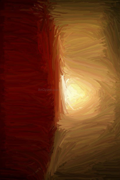 Our Original Collection Gold Curve II - Canvas Print