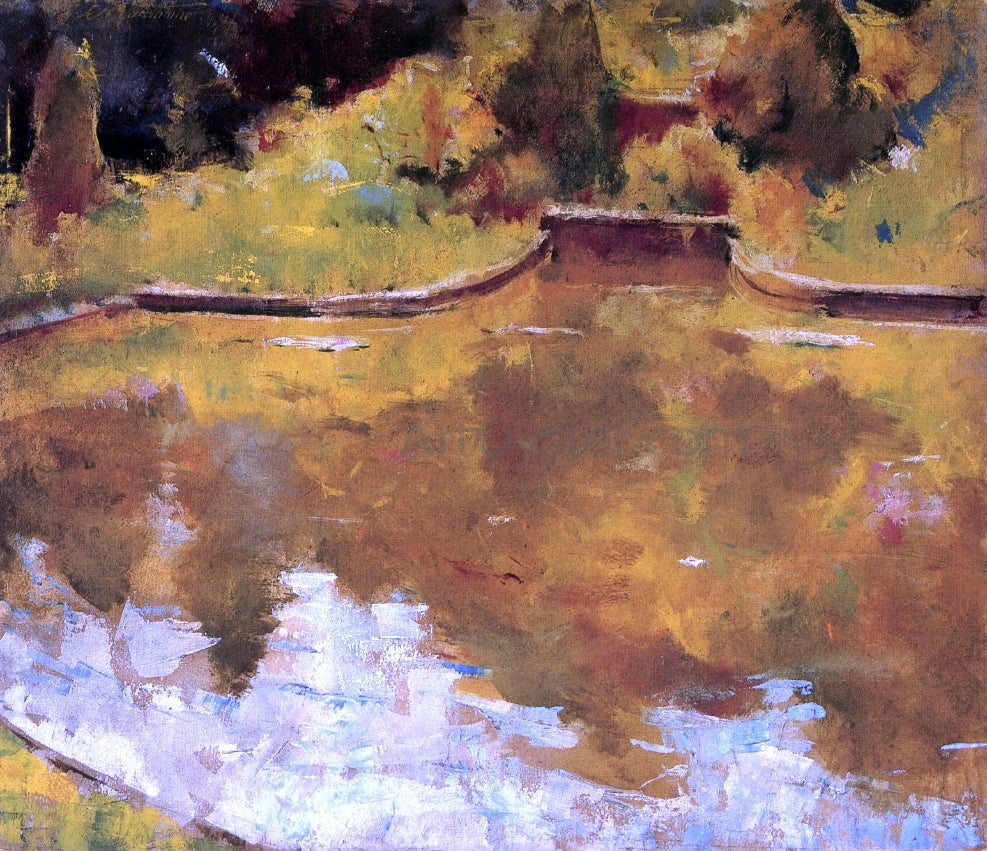 Charles Webster Hawthorne Goldfish Pond - Canvas Print