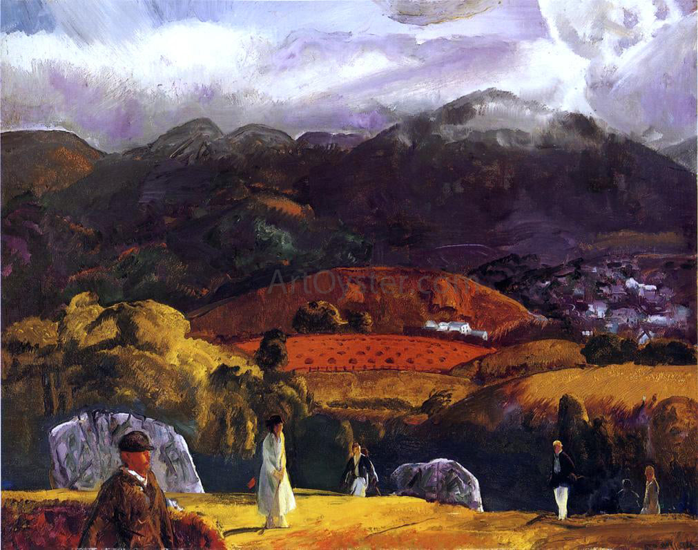 George Wesley Bellows Golf Course - California - Canvas Print