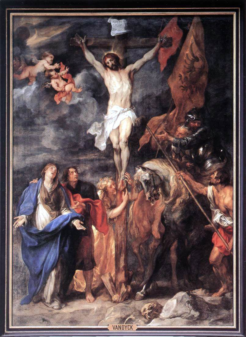 Sir Antony Van Dyck Golgotha - Canvas Print