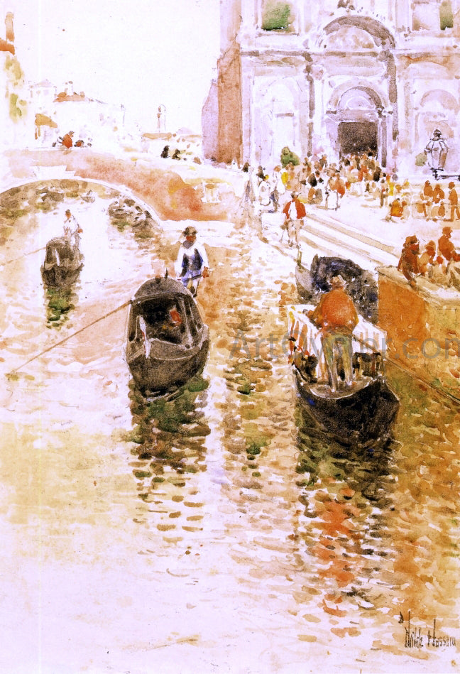 Frederick Childe Hassam Gondoliers - Canvas Print