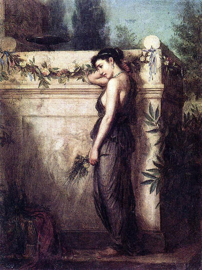 John William Waterhouse Gone, But Not Forgotten - Canvas Print