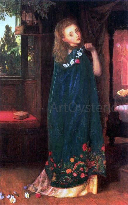 Arthur Hughes Good Night (later version) - Canvas Print