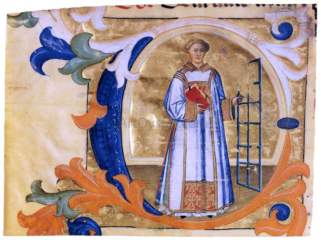 Don Simone Camaldolese Gradual (fragment) - Canvas Print