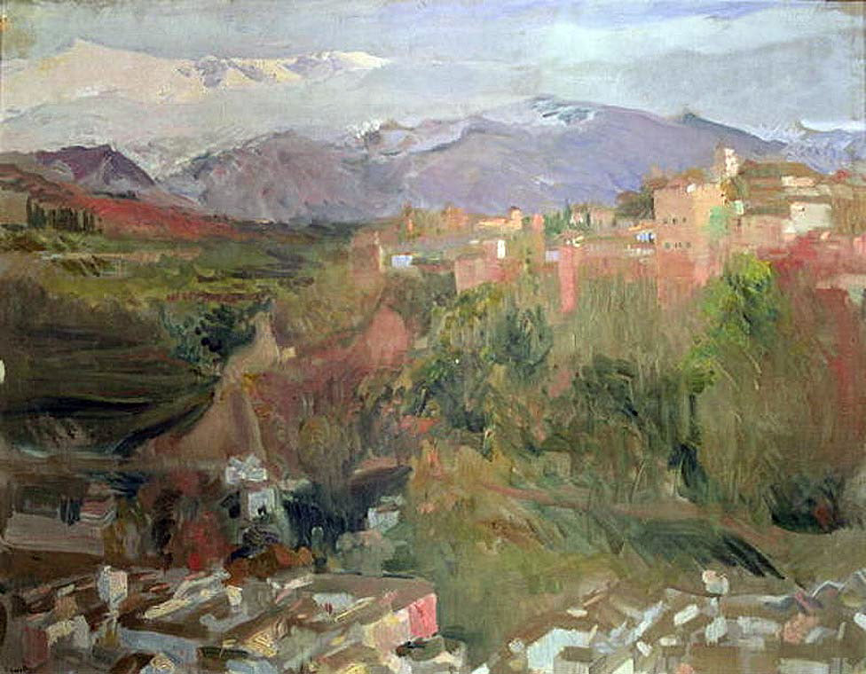 Joaquin Sorolla Y Bastida Granada - Canvas Print