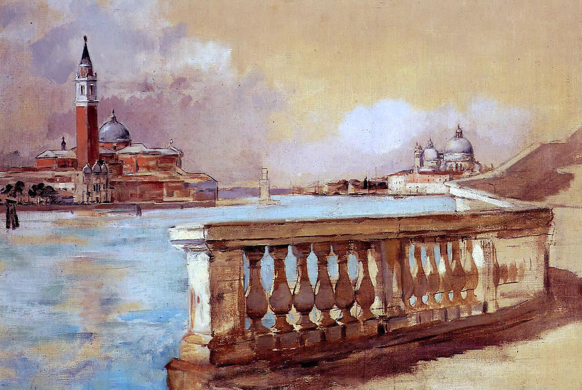 Frank Duveneck Grand Canal in Venice - Canvas Print
