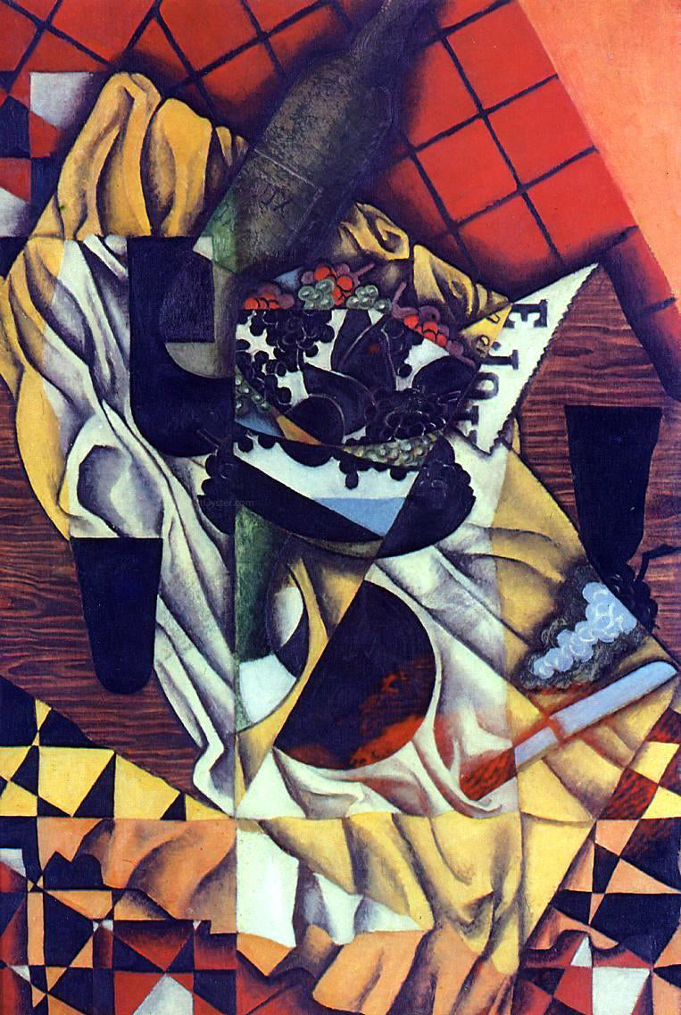 Juan Gris Grapes - Canvas Print