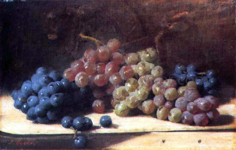 Joseph Decker Grapes - Canvas Print