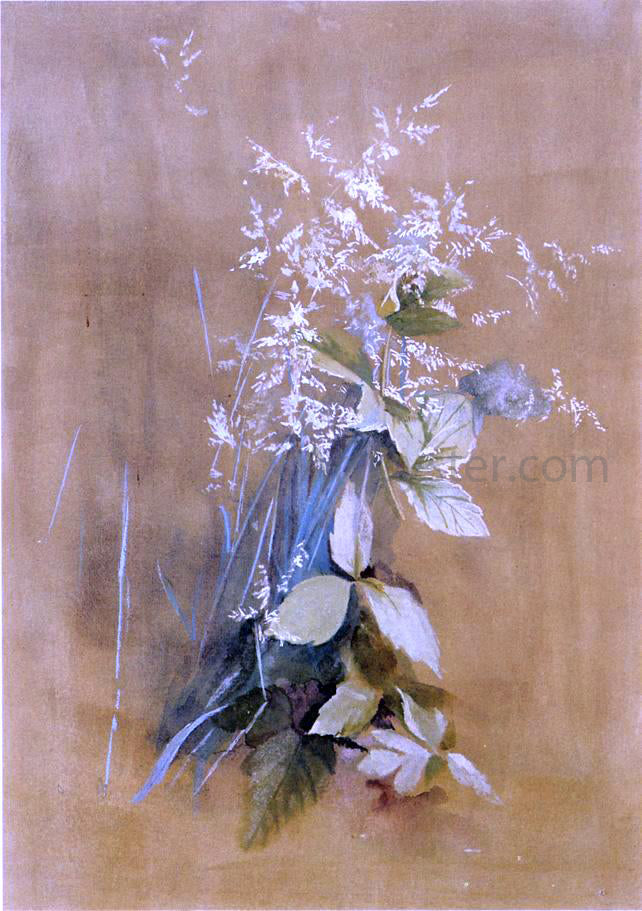 Fidelia Bridges Grass and Poison Ivy - Canvas Print