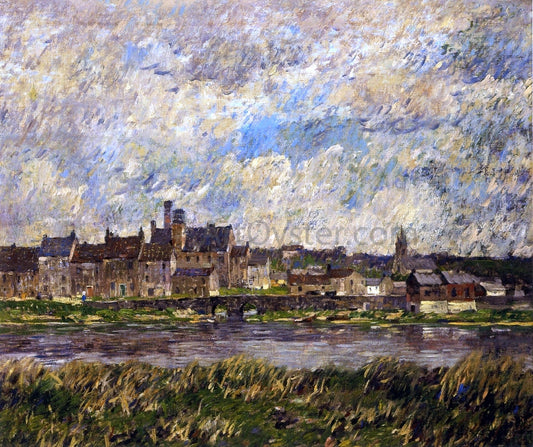 Robert Spencer Gray Day in Spring - Canvas Print