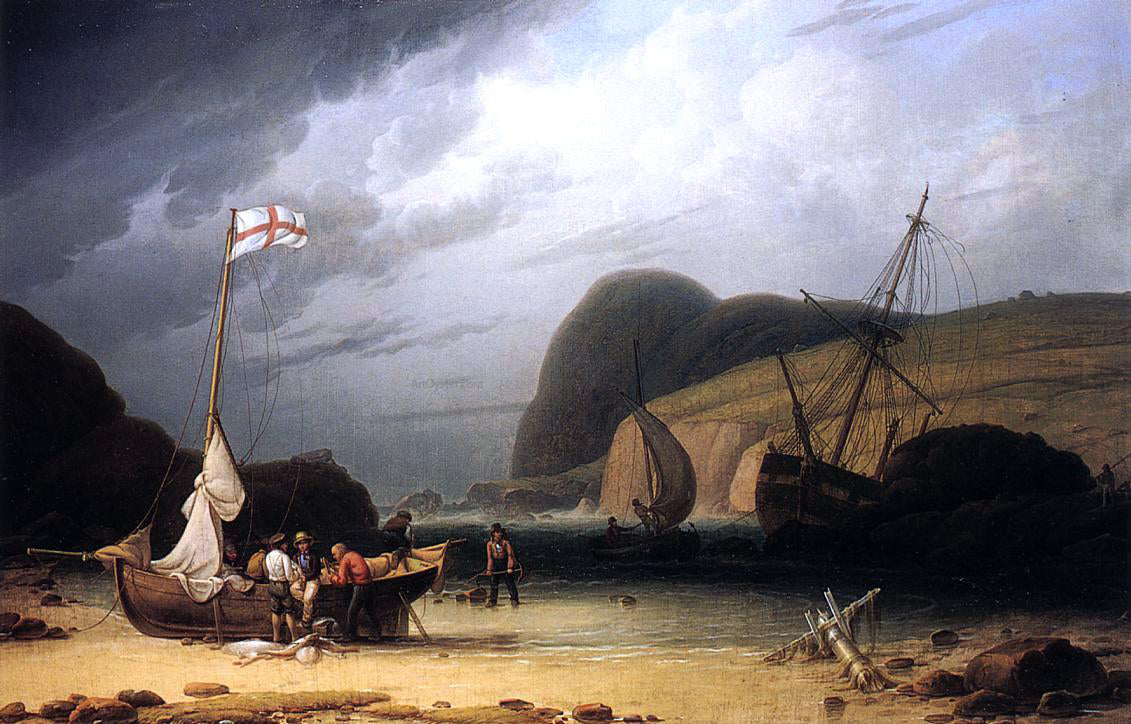 Robert Salmon Great Ormes Head, Near Liverpool - Canvas Print