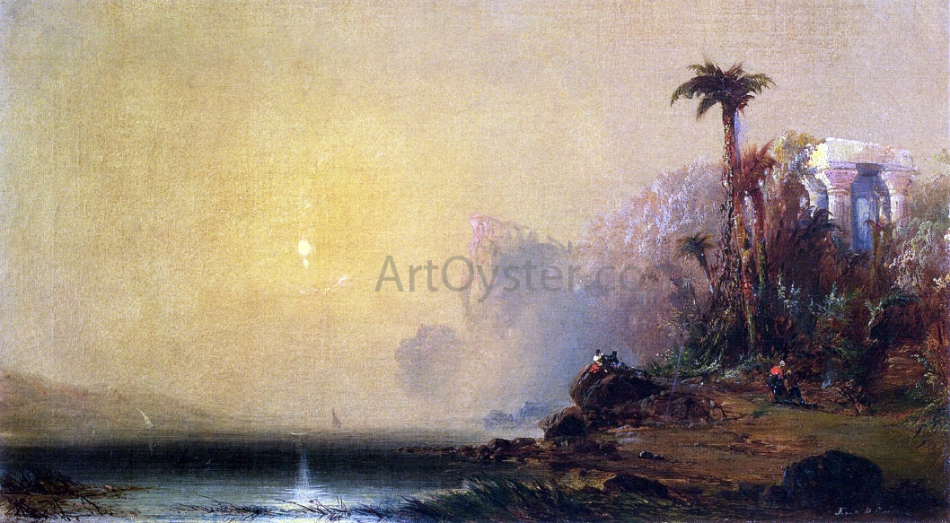 Franklin D Briscoe Greek Ruins - Canvas Print