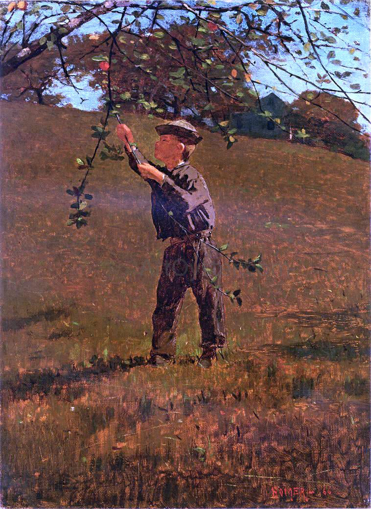 Winslow Homer Green Apples - Canvas Print