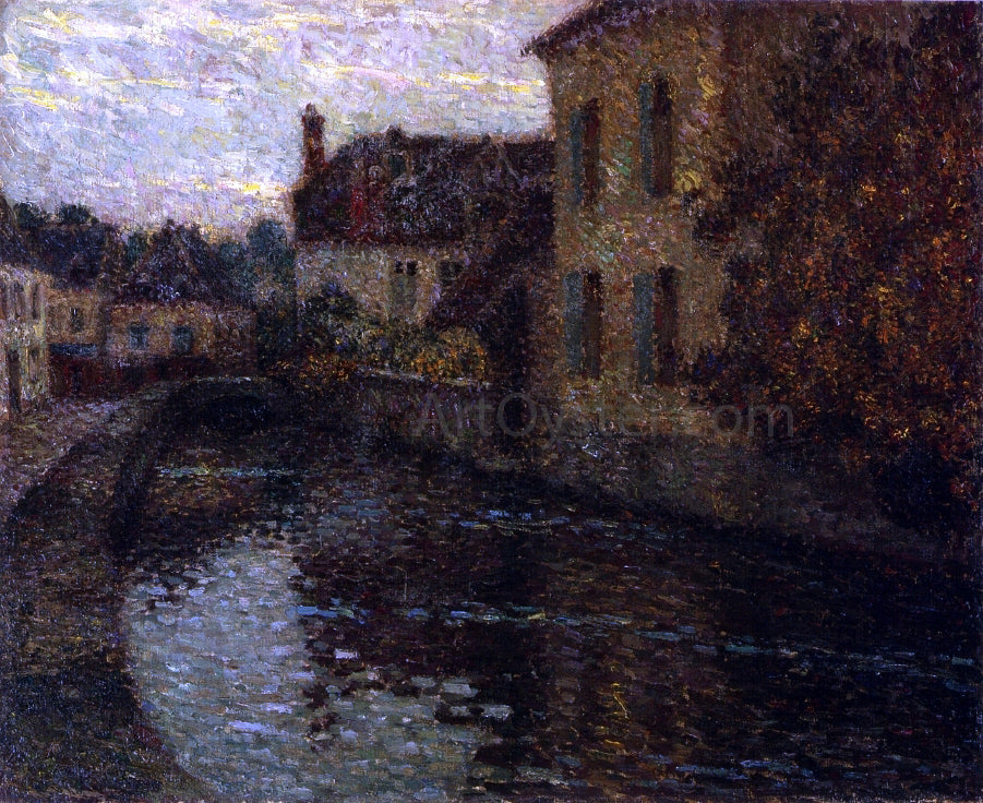 Henri Le Sidaner Grey Gables - Canvas Print
