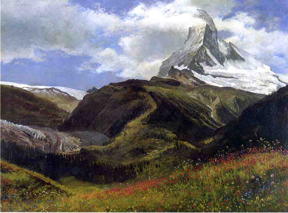 Albert Bierstadt Grunewald - Canvas Print