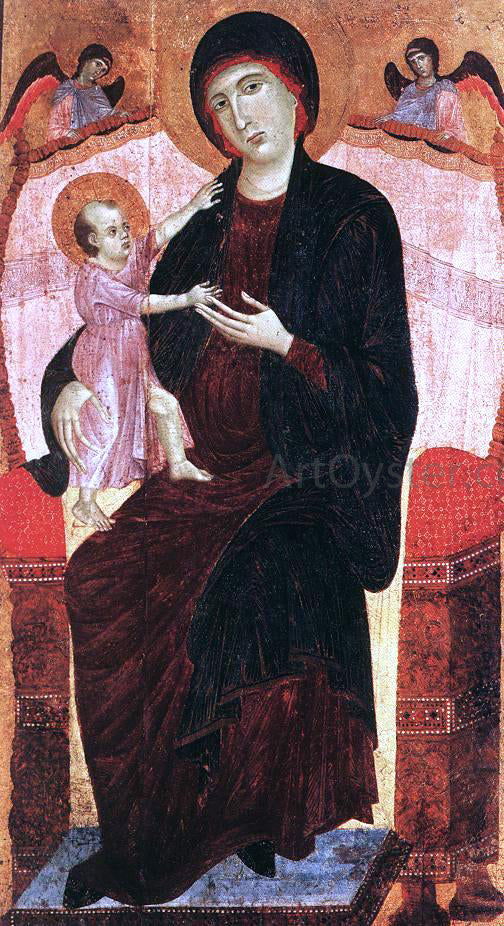Duccio Di Buoninsegna Gualino Madonna - Canvas Print