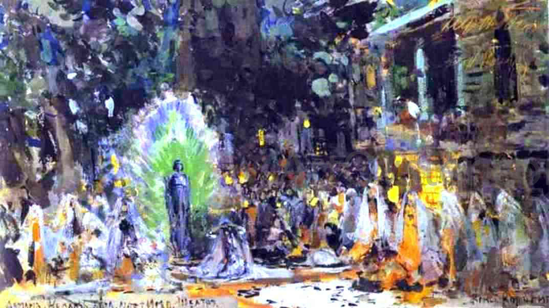 Constantin Alexeevich Korovin Gudal's Castle - Canvas Print