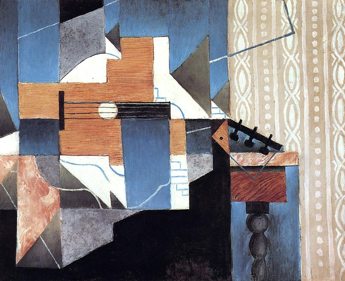 Juan Gris Guitar on the Table - Canvas Print