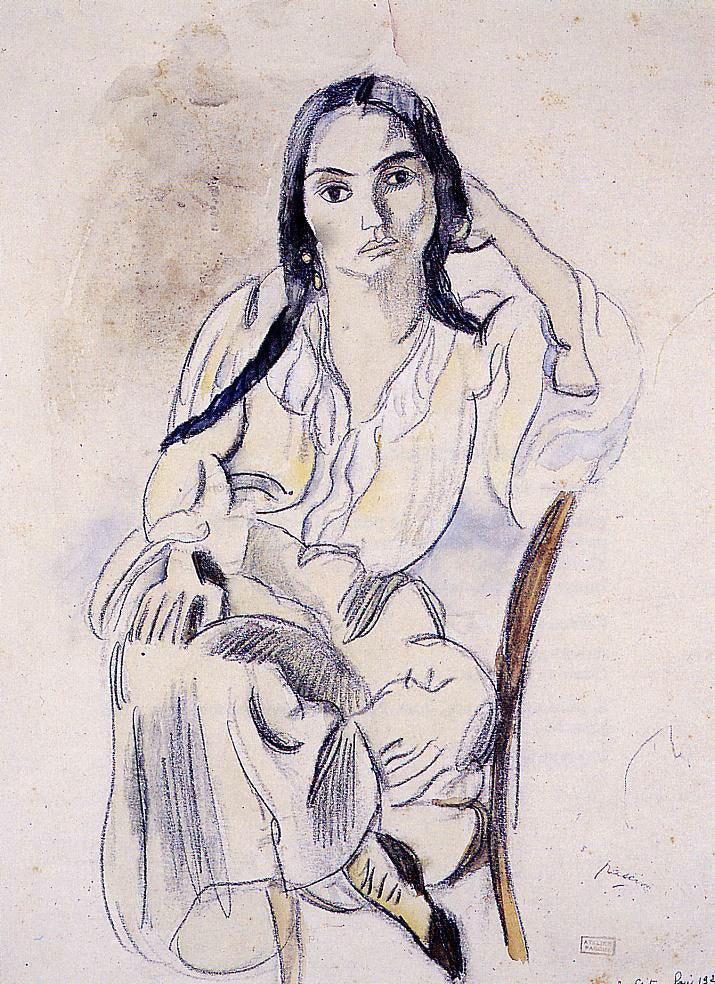 Jules Pascin Gypsy Woman - Canvas Print