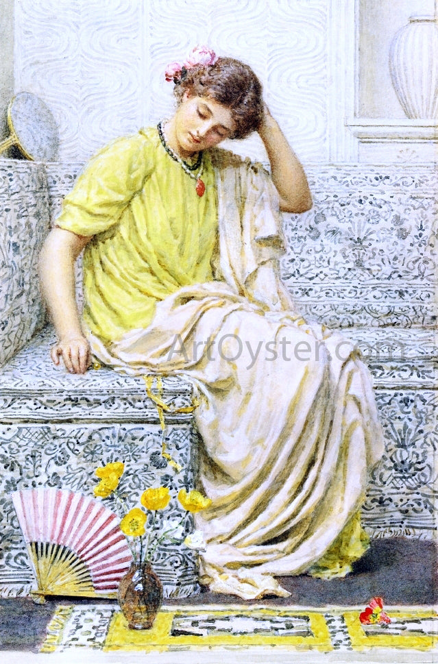 Albert Joseph Moore Hairpins - Canvas Print