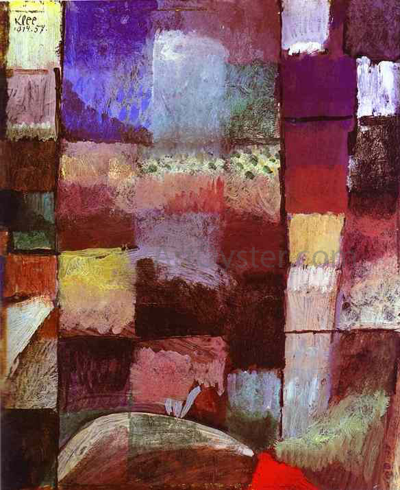 Paul Klee Hamamet - Canvas Print