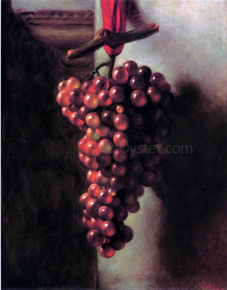George Henry Hall Hanging Grapes - Canvas Print
