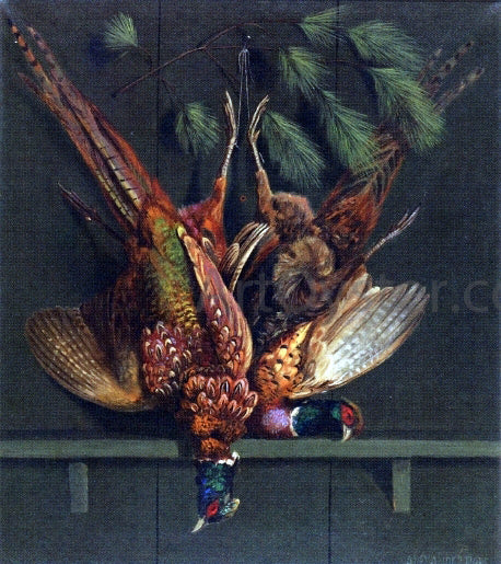 Alexander Pope Hanging Pheasants - Canvas Print