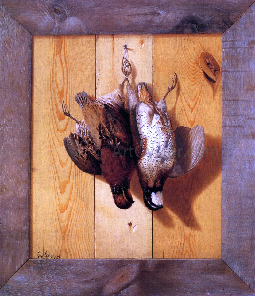 George Cope Hanging Quail - Canvas Print