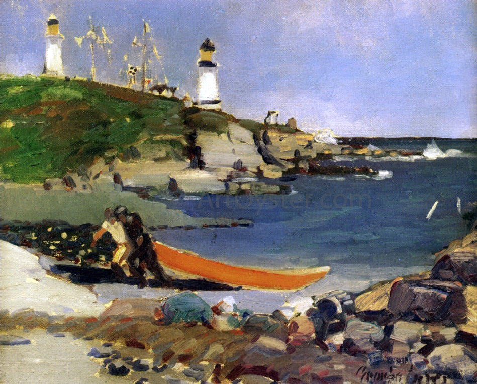 George Luks Hannaford's Cove - Canvas Print