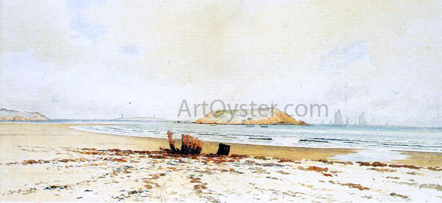 Eugene-Louis Boudin Harbor Scene - Canvas Print