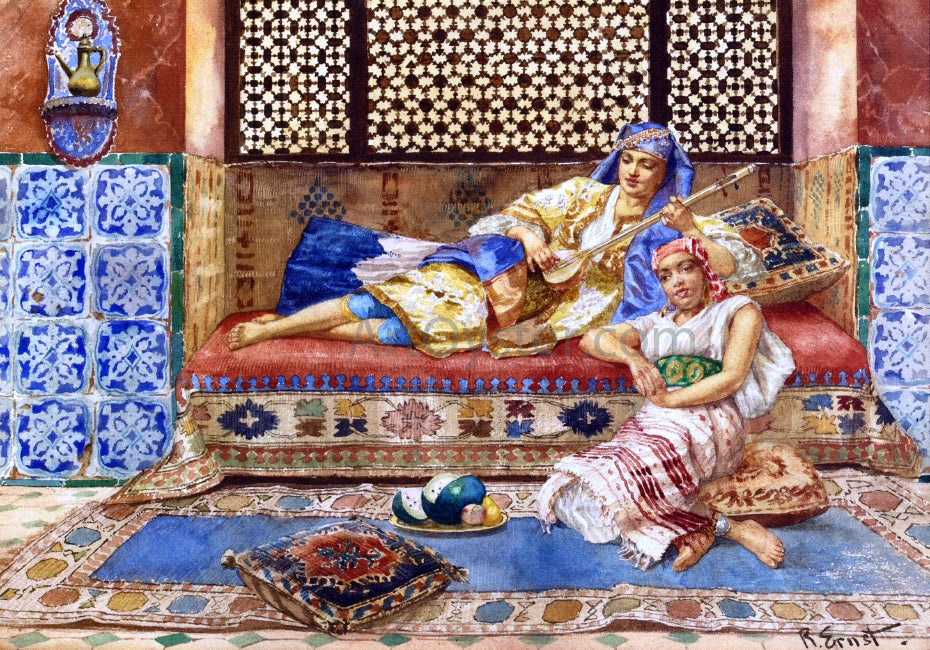 Rudolph Ernst Harem Song - Canvas Print