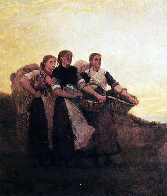 Winslow Homer Hark! The Lark! - Canvas Print