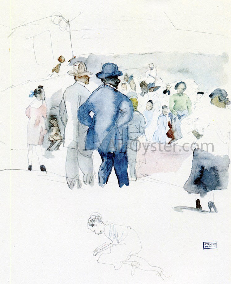 Jules Pascin Harlem - Canvas Print