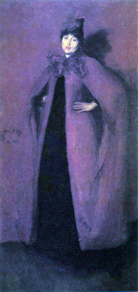 James McNeill Whistler Harmon in Red: Lamplight - Canvas Print