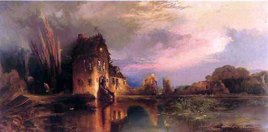 Thomas Moran Haunted House - Canvas Print