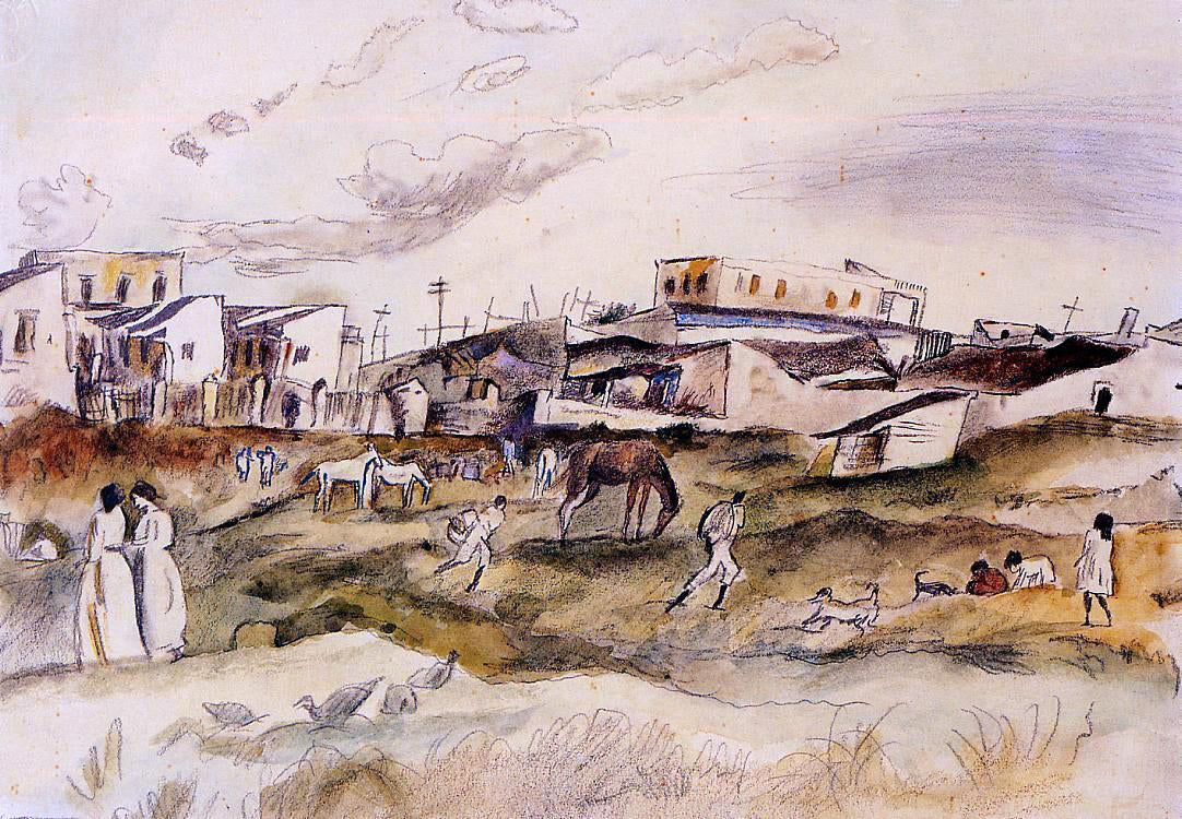 Jules Pascin Havana Street - Canvas Print
