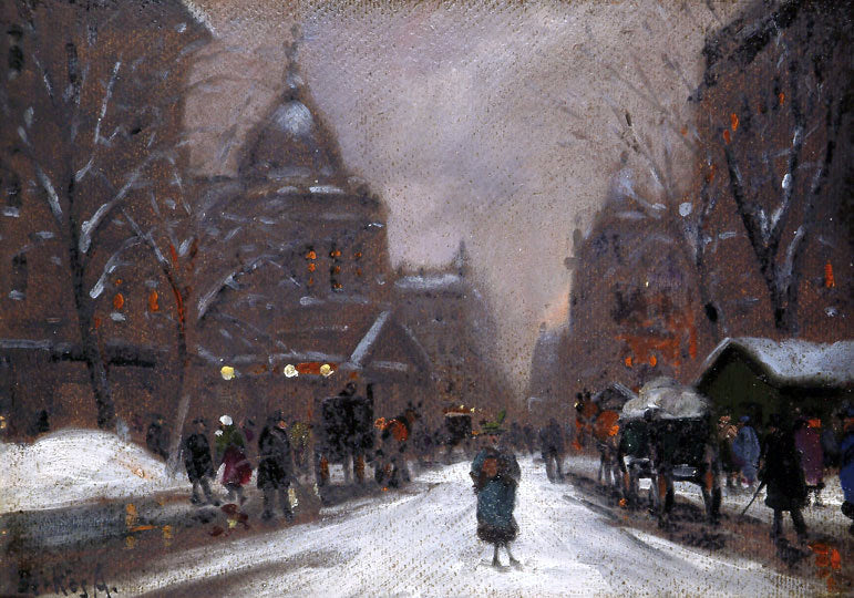 Antal Berkes Havas utca - Canvas Print