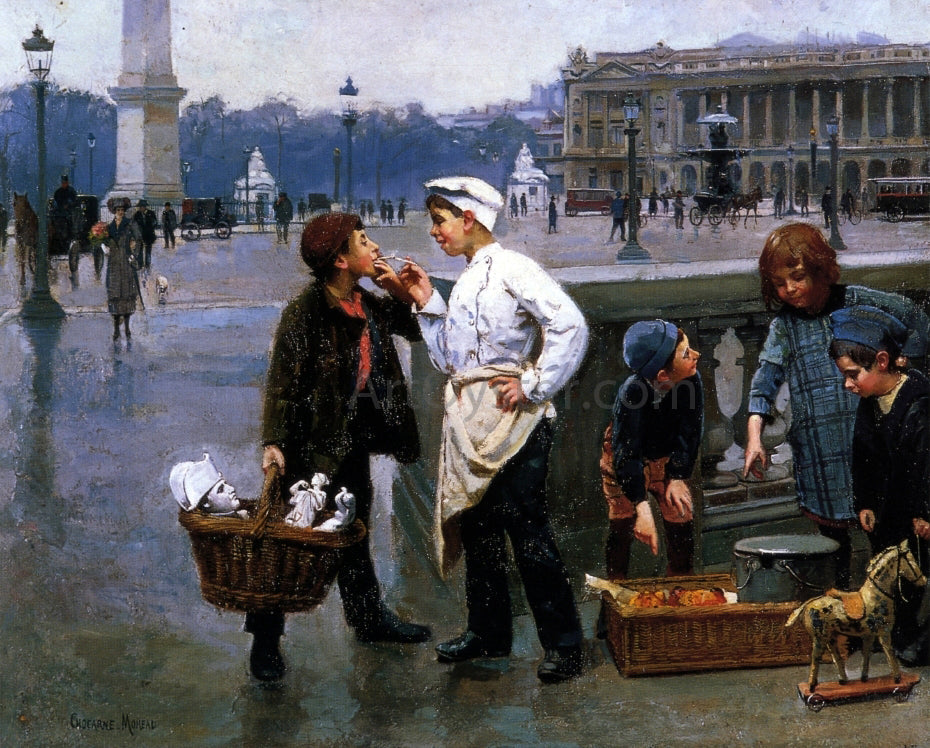 Paul-Charles Chocarne-Mureau Have a Light - Canvas Print