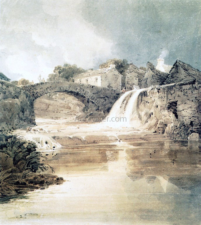Thomas Girtin Hawes, Yorkshire - Canvas Print