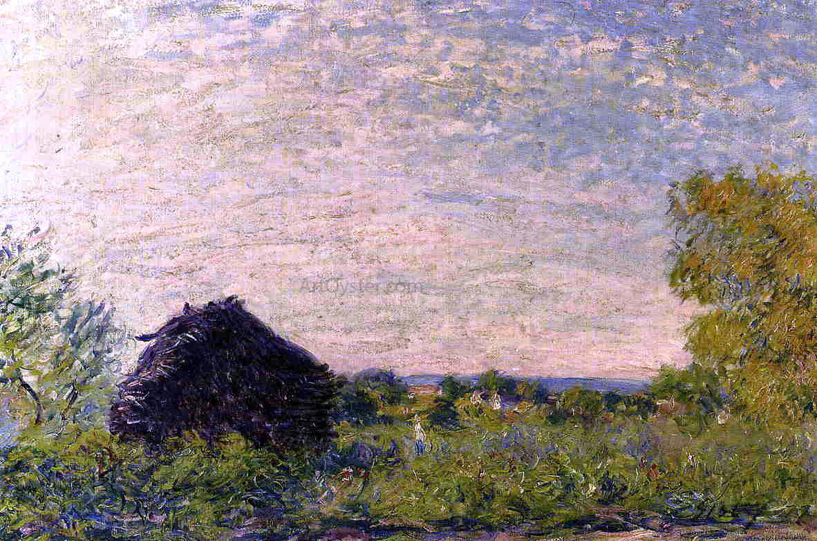 Alfred Sisley Haystack - Canvas Print