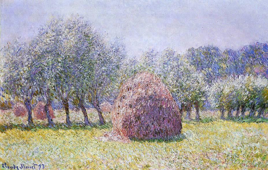 Claude Oscar Monet Haystack - Canvas Print