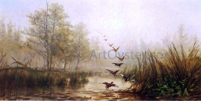 James McDougal Hart Hazy Morning - Canvas Print