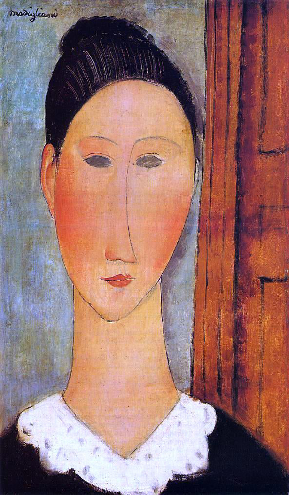 Amedeo Modigliani Head of a Girl - Canvas Print