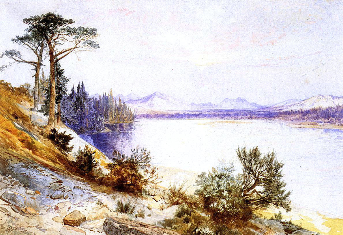 Thomas Moran Head of the Yellowstone River - Canvas Print