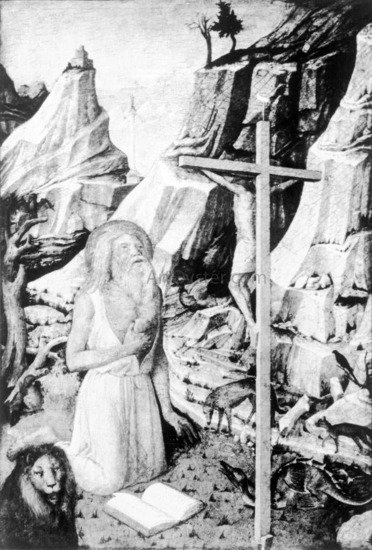 Jacopo Bellini Heiliger Hieronymus in der Waste - Canvas Print