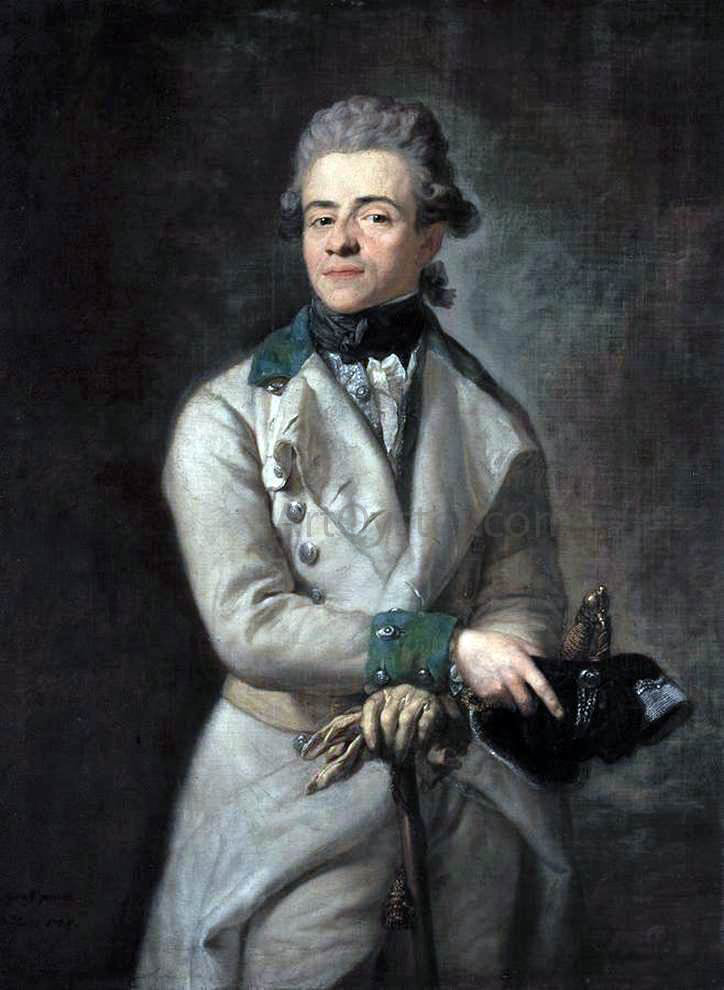 Anton Graff Heinrich XIII, Graf Reuss - Canvas Print
