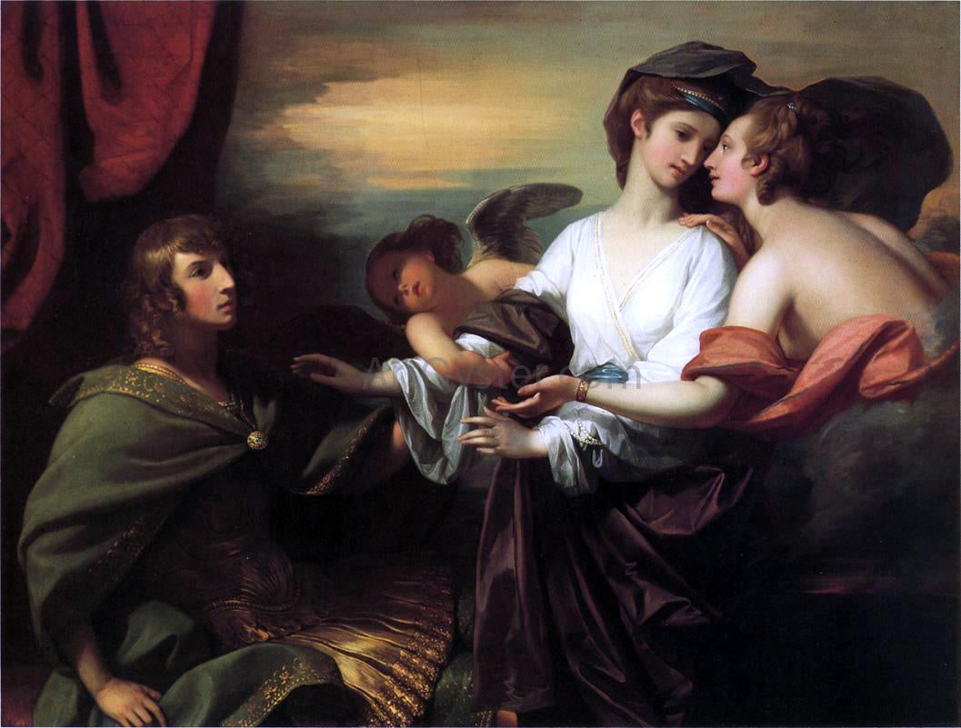 Benjamin West Helen Brought to Paris - Canvas Print