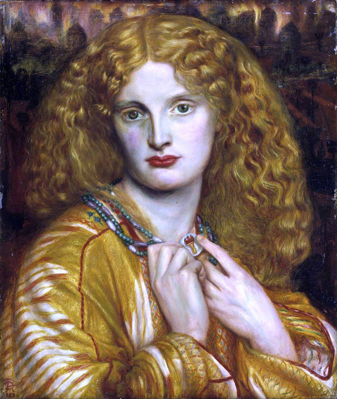 Dante Gabriel Rossetti Helen of Troy - Canvas Print