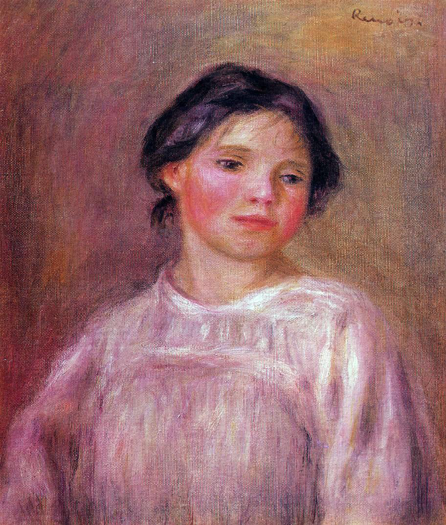 Pierre Auguste Renoir Helene Bellow - Canvas Print